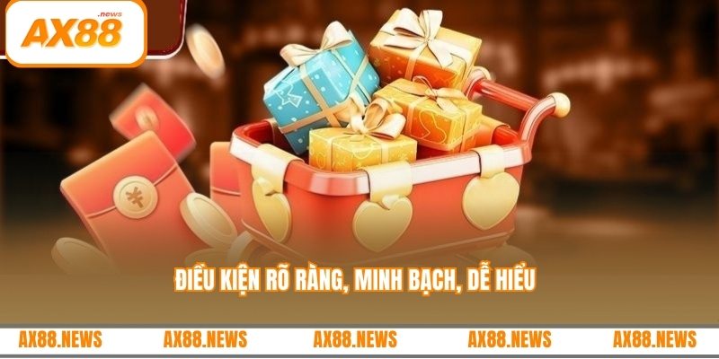 Điều kiện rõ ràng, minh bạch, dễ hiểu